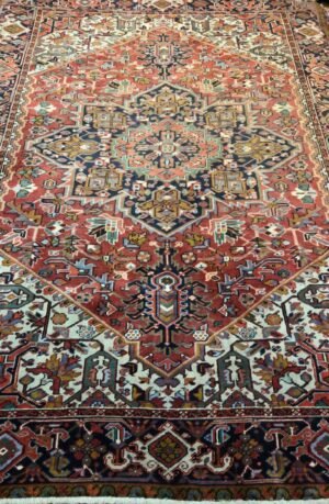 7.8x10.5 Heriz wool pile