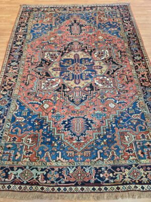 7.9x11 Antique Heriz