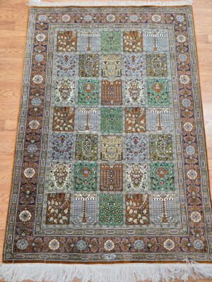 3x5 Qum 100% Silk